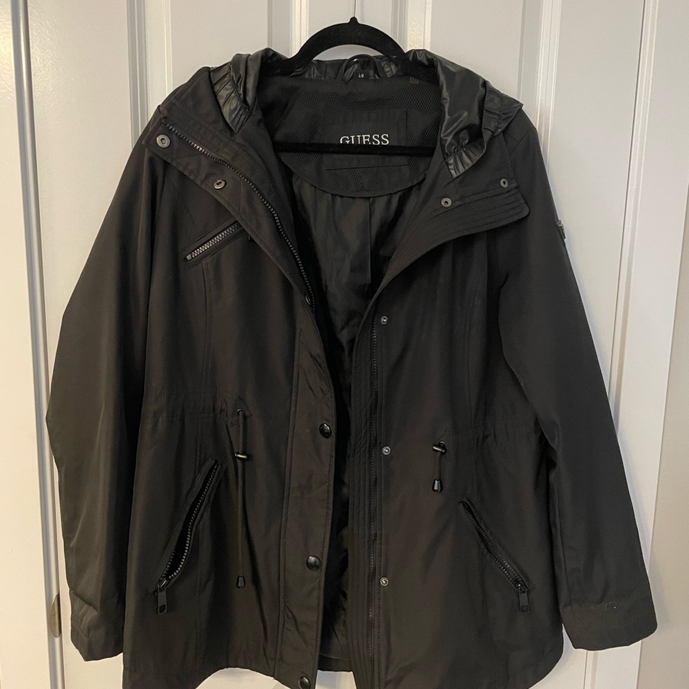 GUESS Womens Rain Jacket